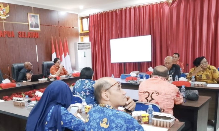 KEJAR CAPAIAN MSCP KPK, SEKDA PAPSEL GELAR RAPAT TERBATAS