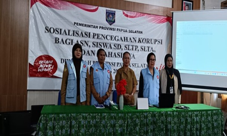 Inspektorat Provinsi Papua Selatan Gelar Penyuluhan Antikorupsi di Enam Sekolah Merauke